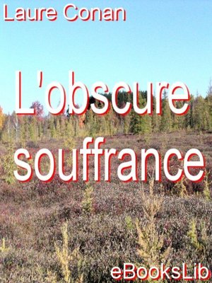 cover image of L'obscure souffrance